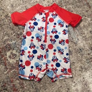 Minnie mouse Swim suit for baby
